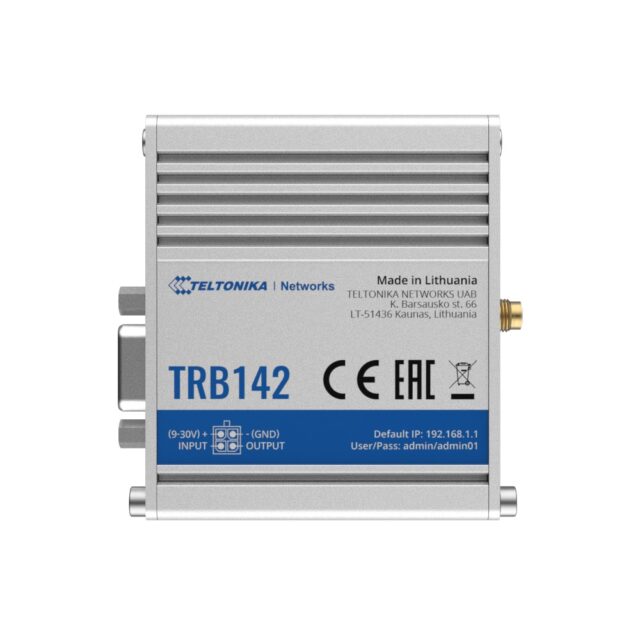 Teltonika TRB142 | IoT Gateway | LTE Cat 1, RS232, remote management - imagine 3