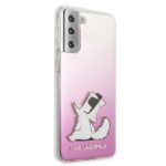 Karl Lagerfeld KLHCS21MCFNRCPI S21+ G996hardcase pink Choupette Fun - imagine 4