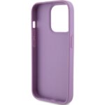 Guess GUHCP15XP4EPMU iPhone 15 Pro Max 6.7" light purple hardcase Leather 4G Stamped - imagine 7