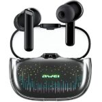 AWEI Bluetooth 5.3 T52 Pro2TWS headphones + docking station black