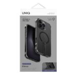 UNIQ case Eleva with Vertica Standi Phone 16 Pro Max 6.9" black/carbon black - imagine 4