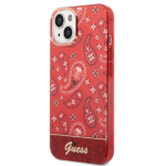 Guess GUHCP14SHGBNHR iPhone 14 / 15 / 13 6.1" red hardcase Bandana Paisley - imagine 2