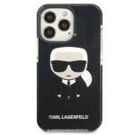 Karl Lagerfeld KLHCP13LTPEIKK iPhone 13 Pro / 13 6,1" hardcase black Iconik Karl - imagine 3
