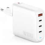 Ładowarka sieciowa 4smarts Flex Pro 100W 3xUSB-C + 1xUSB-A biały - imagine 3