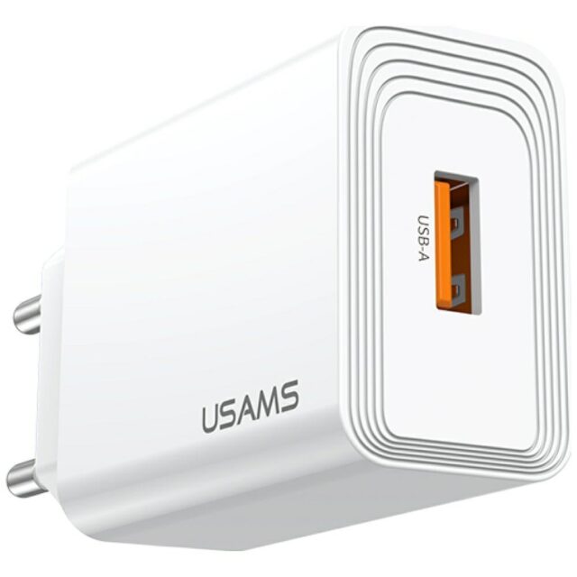 Wall charger USAMS T69 18W USB-A white - imagine 2