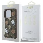 Guess GUHMP16XP4PWPW iPhone 16 Pro Max 6.9" brown hardcase Peony On 4G Background MagSafe - imagine 8