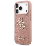 Guess Fixed Glitter Big 4G Case for iPhone 17 Pro Pink - imagine 2