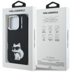 Case Karl Lagerfeld IML Aquarelle        Choupette & Logo for iPhone 16 Pro Max black - imagine 8