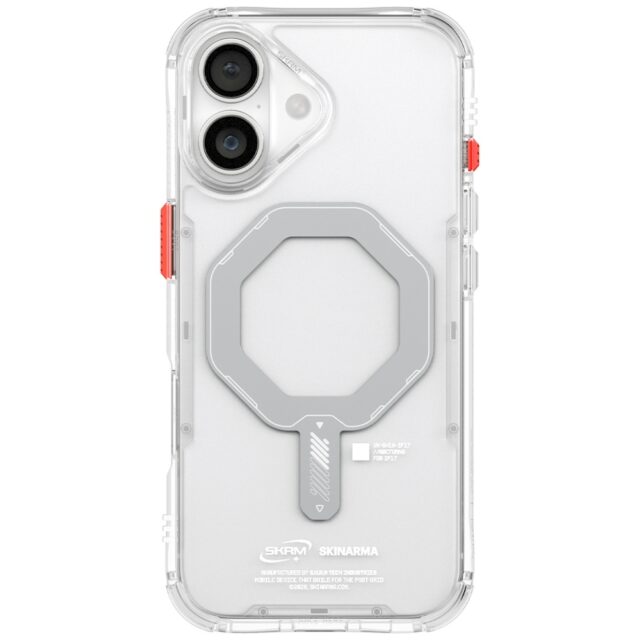 Skinarma Saido Case for iPhone 17 Magnetic Charging Transparent - imagine 3