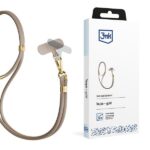 3MK EasyClip Elite Taupe (gold) Phone Lanyard