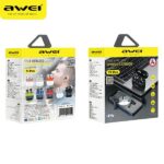 AWEI Bluetooth 5.3 T1 Pro Headphones + Docking Station Black-Green - imagine 7