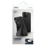 UNIQ case Transforma iPhone 15 Pro 6.1" Magclick Charging ebony black - imagine 2