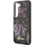 Guess GUHCS23MHCFWSK S23+ S916 black hardcase Flower Collection - imagine 6