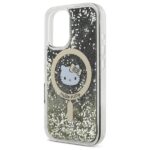 Hello Kitty HKHMP16SLGDIK iPhone 16 6.1" black gold hardcase Liquid Glitter Fever MagSa - imagine 6