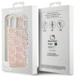 Hello Kitty HKHCP15SHCHPEP iPhone 15 / 14 / 13 6.1" Pink Hardcase IML Gradient Electrop Crowded Kitt - imagine 8