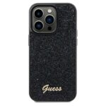 Guess GUHCP13LPMSDGSK iPhone 13 Pro / 13 6.1" black hardcase Disco Metal Script - imagine 3
