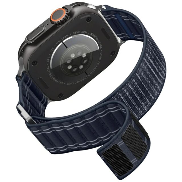Spigen WBF0 Strap for Apple Watch 8/9/10/11/SE/Ultra (44/45/46/49mm) navy blue - imagine 7