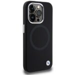 Case BMW BMHMP15LSILBK2 iPhone 15 Pro 6.1" black Signature Liquid Silicone MagSafe - imagine 4
