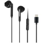 AWEI PC-7T USB-C 1.2m stereo headphones black