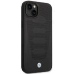 Case BMW BMHCP14S22RPSK iPhone 14 / 15 / 13 6.1" black Leather Seats Pattern - imagine 3