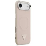 Guess Triangle Logo MagSafe Case for iPhone Air Pink - imagine 4