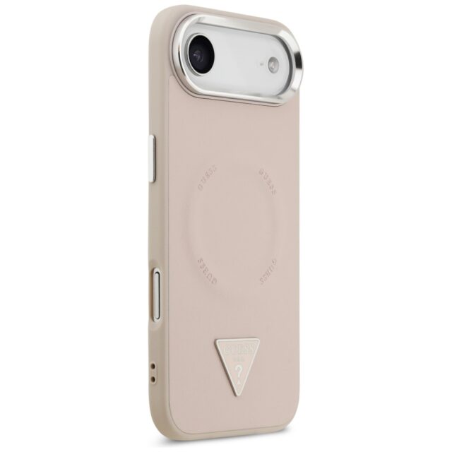 Guess Triangle Logo MagSafe Case for iPhone Air Pink - imagine 4