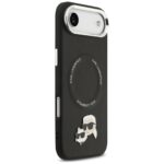 Karl Lagerfeld Karl & Choupette Pins MagSafe Case for iPhone Air Black - imagine 4