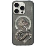 Nimmy Dragon MagSafe case for iPhone 16 Pro grey