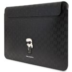 Karl Lagerfeld Sleeve KLCS16SAKHPKK 16" black Saffiano Monogram Ikonik - imagine 2