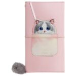 Nimmy 2in1 Set notebook + pen pink Big Eyed Pet 2.0 Cat - imagine 2