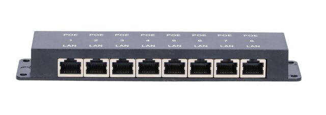 Extralink 8 Port | PoE Injector | 8x 100Mb/s RJ45 - imagine 2