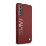 BMW BMHCS21MSLBLRE S21+ G996 red hardcase Silicone Signature Logo - imagine 4