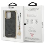 Guess GUHCP14LGF4GGR iPhone 14 Pro 6,1" grey hardcase 4G Charms Collection - imagine 8