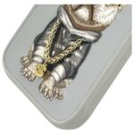 Nimmy case iPhone 15 Pro Max 6.7" gray Glasses Cool Dog - imagine 4