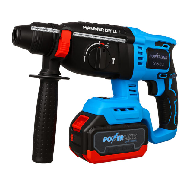EXTRALINK POWERLINK ZESTAW AKUMULATOROWYCH NARZĘDZI SZLIFIERKA, MŁOT UDAROWY, WKRĘTARKA PWL-AG815, PWL-6608, PWL-CD1016 - imagine 3