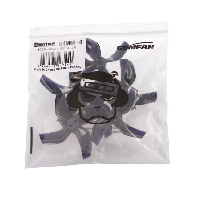 Gemfan 2020 Four-blade Propellers Black | Drone Propellers | 8 pcs - imagine 3