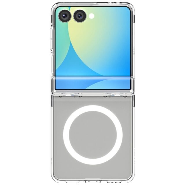 Case Spigen Ultra Hybrid Pro Mag MagSafe for Samsung Galaxy Z Flip7 transparent - imagine 3