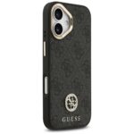 Case Guess 4G Strass Logo MagSafe for iPhone 17 black - imagine 4