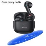 USAMS Bluetooth 5.2 TWS NX10 Series dual mic wireless earphones black BHUNX01 - imagine 4
