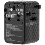 Verbatim Travel Adapter EU/UK/US GaN   2xUSB-C/2xUSB-A/1xUSB-C PD 100W black 30191 - imagine 6