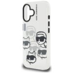 Case Karl Lagerfeld IML Multi K&C Head   Pattern for iPhone 16 transparent - imagine 6