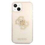 Guess GUHCP13SPCUGL4GGO iPhone 13 mini 5,4" gold hard case Glitter 4G Big Logo - imagine 3