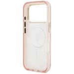 Guess Jungle Tonal Triangle MagSafe Case for iPhone 17 Pro Max Pink - imagine 7