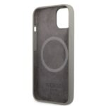 Guess GUHMP13SSPLG iPhone 13 mini 5,4" grey hard case Silicone Logo Plate MagSafe - imagine 7