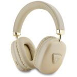 Headphones Guess Bluetooth 5.3 Metallic Triangle Logo gold