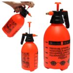 Black Forest Sprayer, 3L Handheld Pressure Garden and Home Spray Bottle in Orange