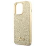 Guess GUHCP14LHGGSHD iPhone 14 Pro 6,1" gold hard case Glitter Script - imagine 6