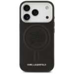 Karl Lagerfeld Initial & Metal Logo MagSafe Case for iPhone 17 Pro Max Black - imagine 3