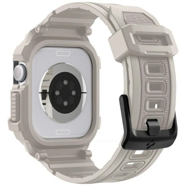 Pasek Spigen Rugged Armor Pro V2 do       Apple Watch 10 / 11 42mm beżowy - imagine 3