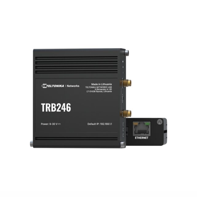 Teltonika TRB246 | Industrial router, IoT LTE gateway | Cat 4, 1x RJ45 100Mb/s, IP30 - imagine 4